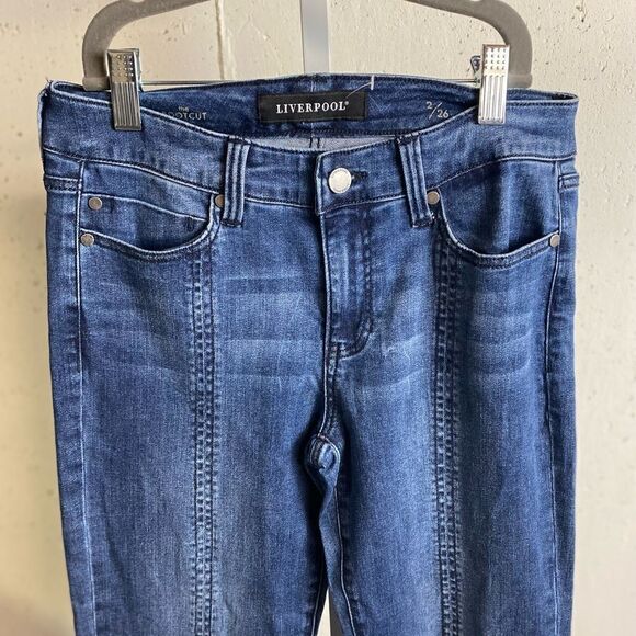 - #317 LIVERPOOL Hannah Flare Seamed Jeans - Picture 7 of 8